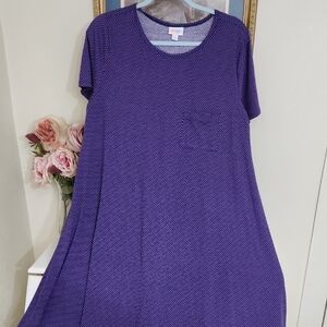 Purple Polka Dot Women's Top